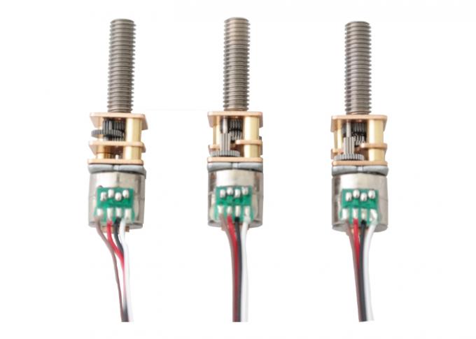 3 V 18 Ω 10 mm geared stepper motor High Precision Micro Metal Gearmotor With Gear Box Customized Current 5